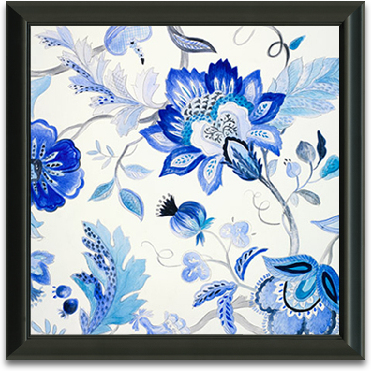 12x12 Blue Floral preview