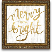 12x12 Merry And Brig...<span>12x12 Merry And Bright Framed Art</span>