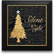 12x12 Gold Tree Sile...<span>12x12 Gold Tree Silent Night Square Framed Art</span>