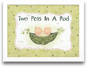 Two Peas In A Pod 16x12
