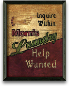 Laundry Help Wanted