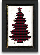 12x18 Merry And Brig...<span>12x18 Merry And Bright Plaid Christmas Tree Framed Art</span>