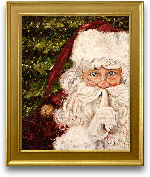 16x20 Secret Santa F...<span>16x20 Secret Santa Framed Art - Gold Frame</span>