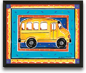 School Bus 10x8