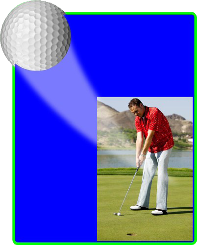 Sports Action Easel - Golf
