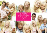 Pink Happy Mother's Day Collage