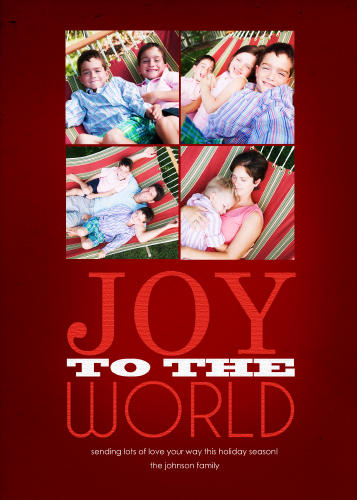 5x7 Card: Joy to the World