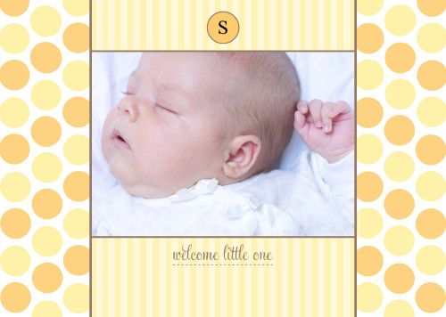 5x7 Card: Welcome Little One