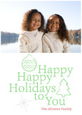 Happy Holidays To You - Green