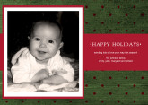 5x7 Card: Happy Holidays
