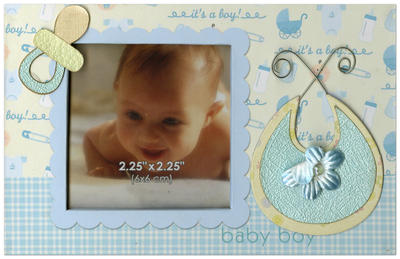 Baby Boy Scrapbook Magnet