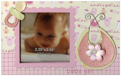 Baby Girl Scrapbook Magnet